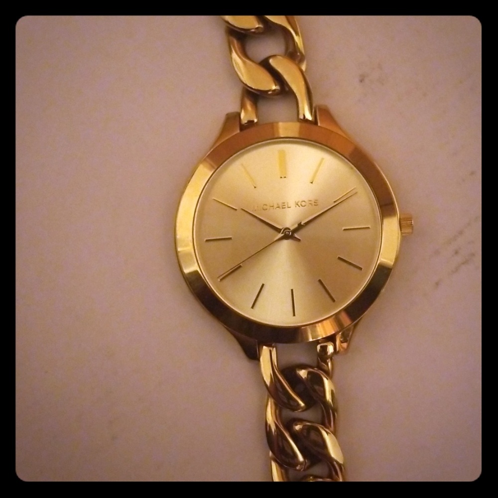 Gold color Michael Kors watch
